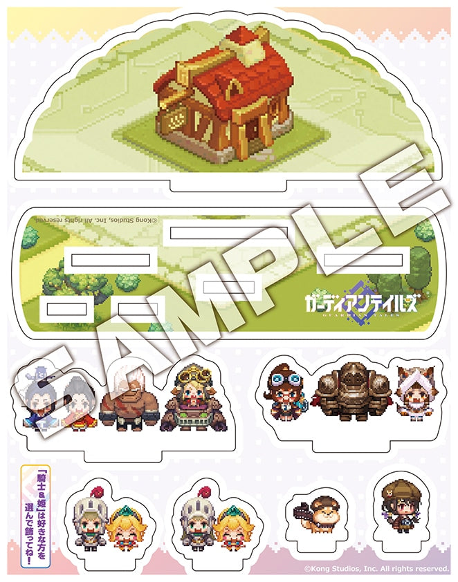 Guardian Tales Official Character Collection Book ebten DX Pack Poster Acrylic Diorama Set