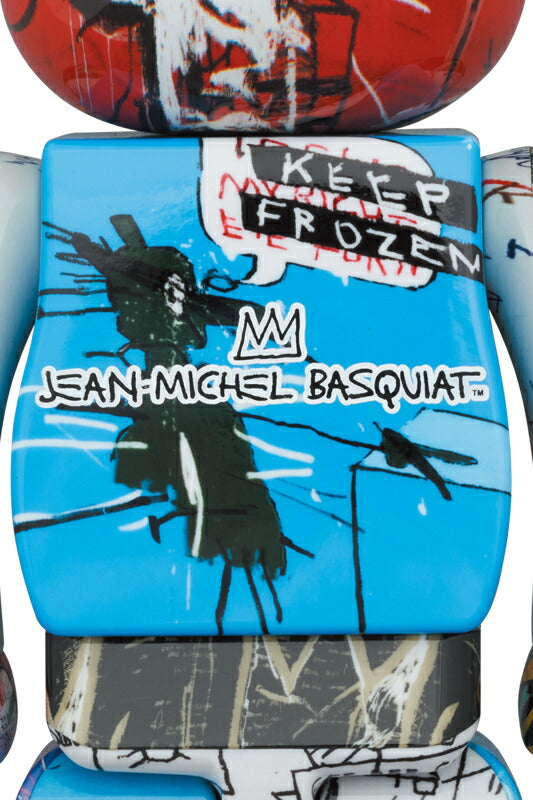 BE@RBRICK JEAN-MICHEL BASQUIAT "SPECIAL" 100% & 400% medicom bearbrick