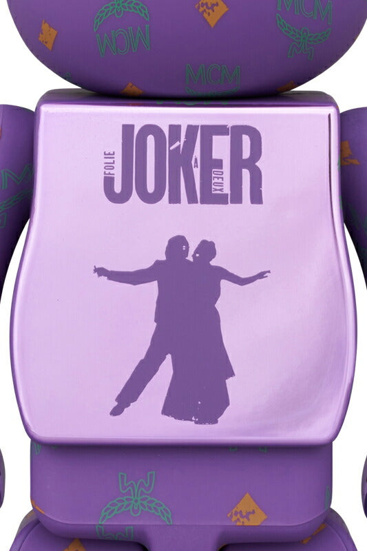 BE@RBRICK JOKER×MCM 100% & 400% medicom bearbrick