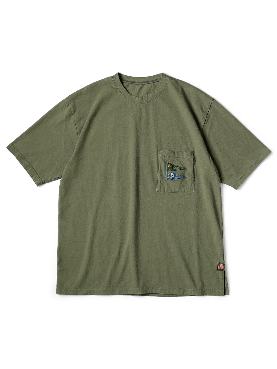 Kapital 20/- Jersey Pennant T-shirt (3 flags)