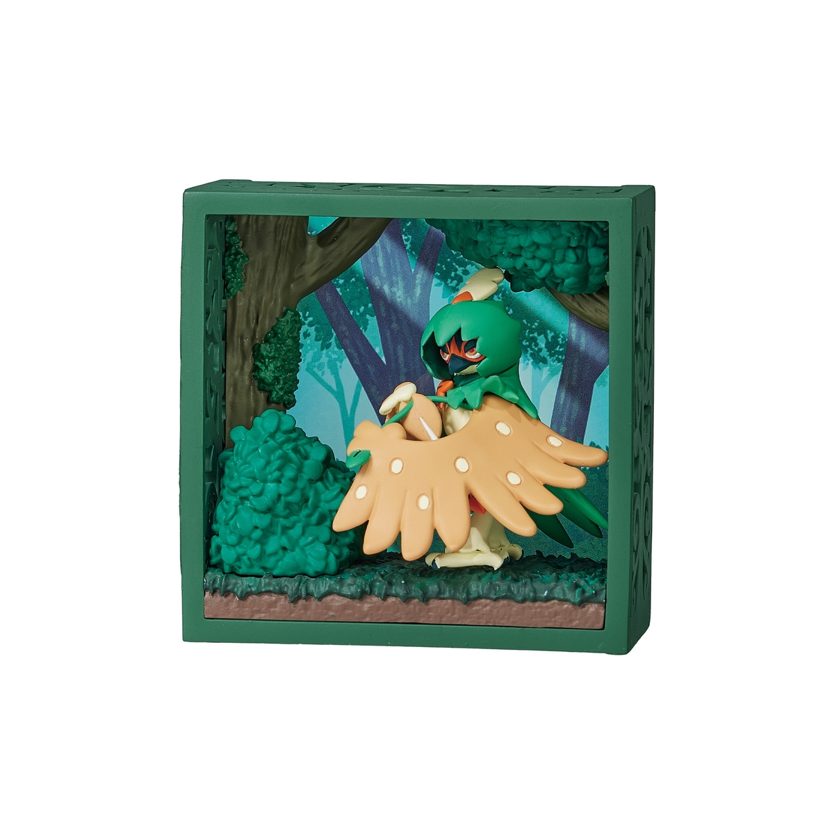 Pokemon Frame Deep Green Forest Box Miniature Figures – 6 Types Collectible Set