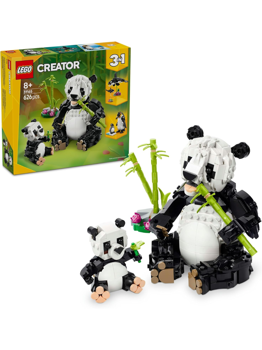 LEGO 31165 Creator Animal Panda Parent and Child 3-in-1 Building Set