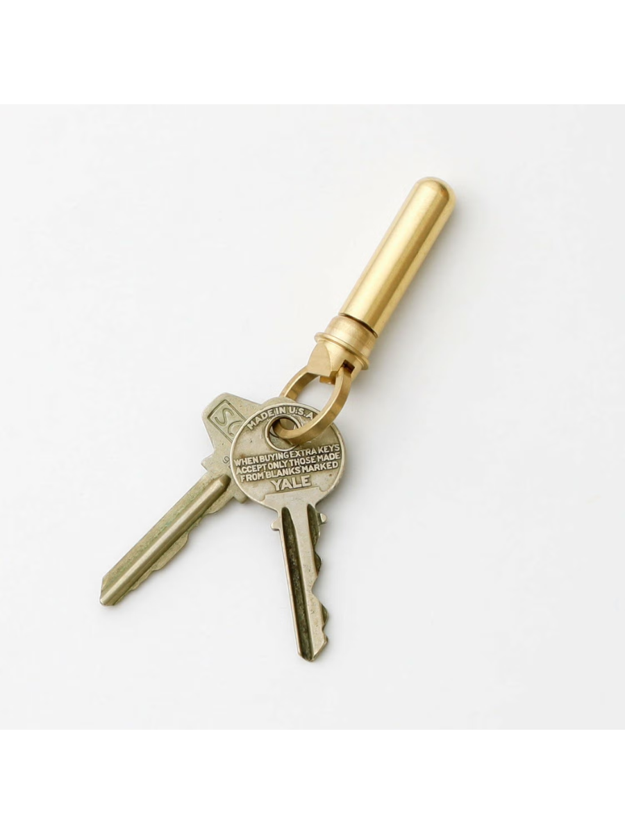 CANDY DESIGN & WORKS Bullet Key Ring – Industrial-Inspired Metal Keychain
