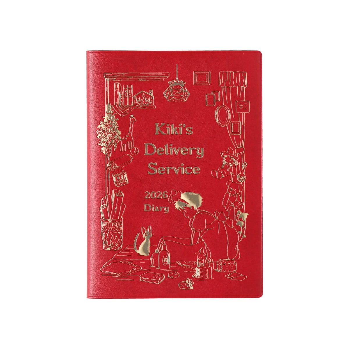 Kiki’s Delivery Service 2026 Planner – B6 Schedule Notebook with Gold Foil Cover