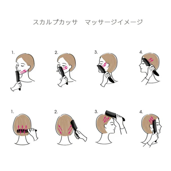 LOVECHROME K24GP Scalp Massage Rose Gold Hair Comb