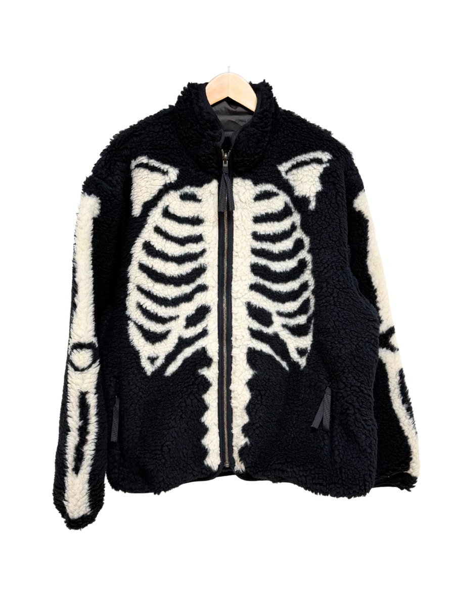 KAPITAL BONE pattern boa fleece reversible blouson Jacket