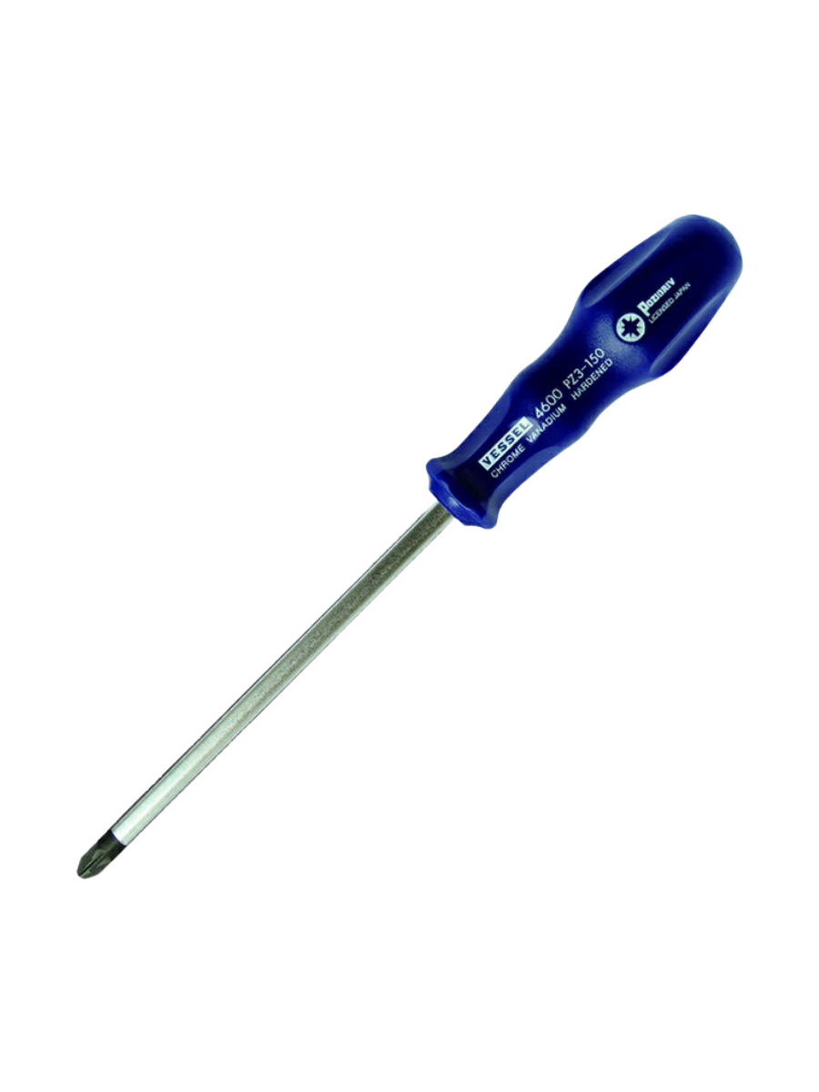 VESSEL Pozidrive 4600 Driver Set - PZ1, PZ2, PZ3