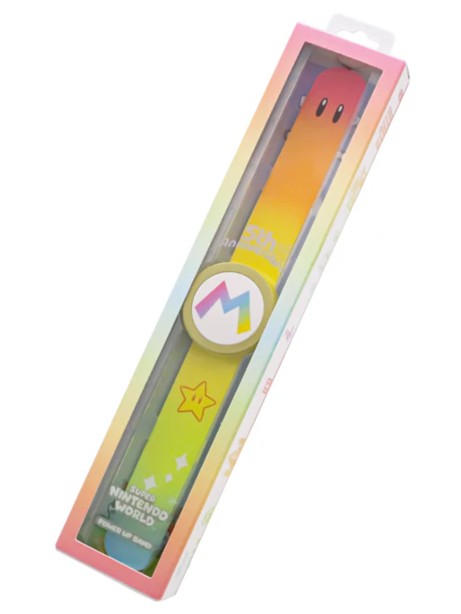 Super Nintendo World Invincible Mario Anniversary Power-Up Band Silicone Wristband