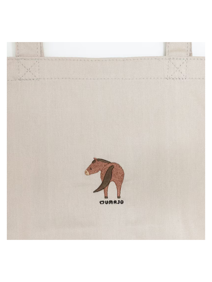 UMAJO Embroidered Horse Tote Bag – Cotton Shopping Bag
