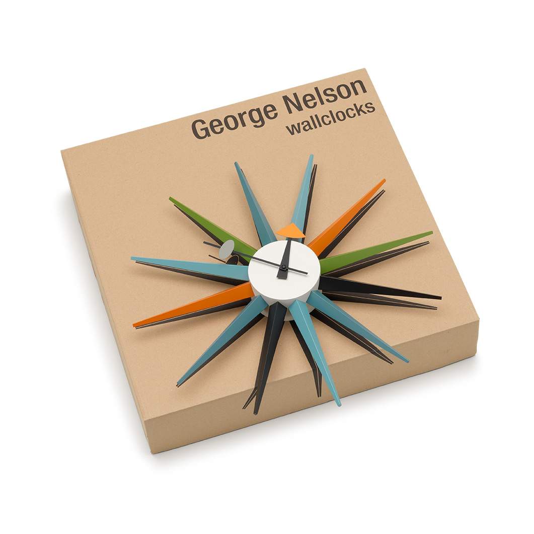 George Nelson Sunburst Clock Wall Clock