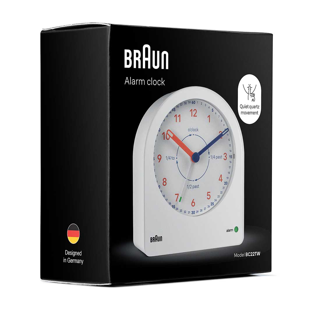 Braun BC22 Time Teacher Alarm Clock Educational Desk Clock