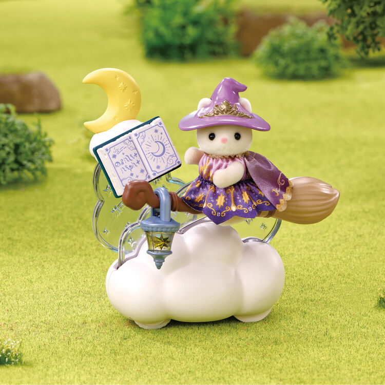 Sylvanian Families Little Tales Collection Moonlight Flying Broom Figure Set