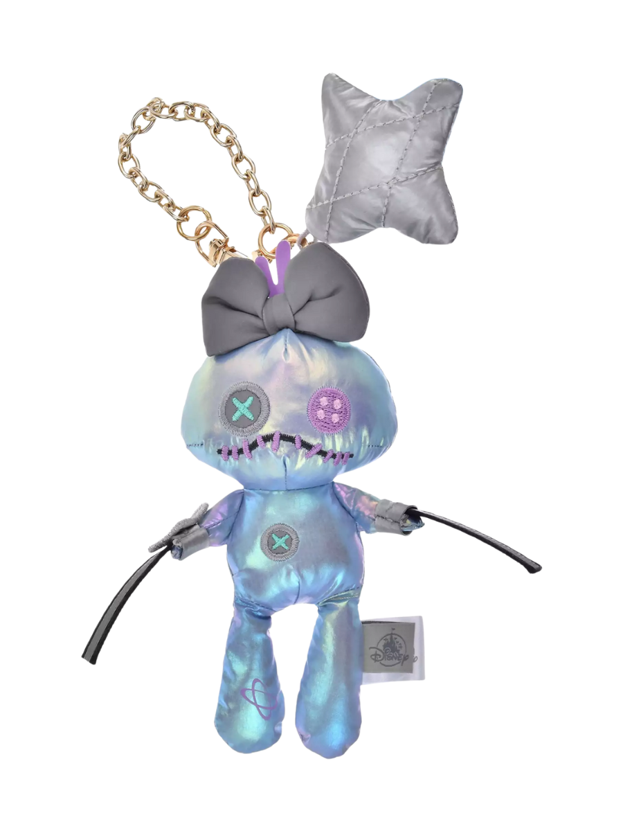 Disney Cyber Scrump Plush Keychain Futuristic Reflective Mini Figure
