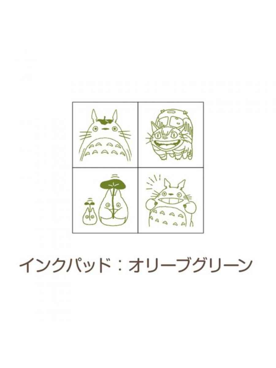 My Neighbor Totoro Mini Stamp Set Catbus Design
