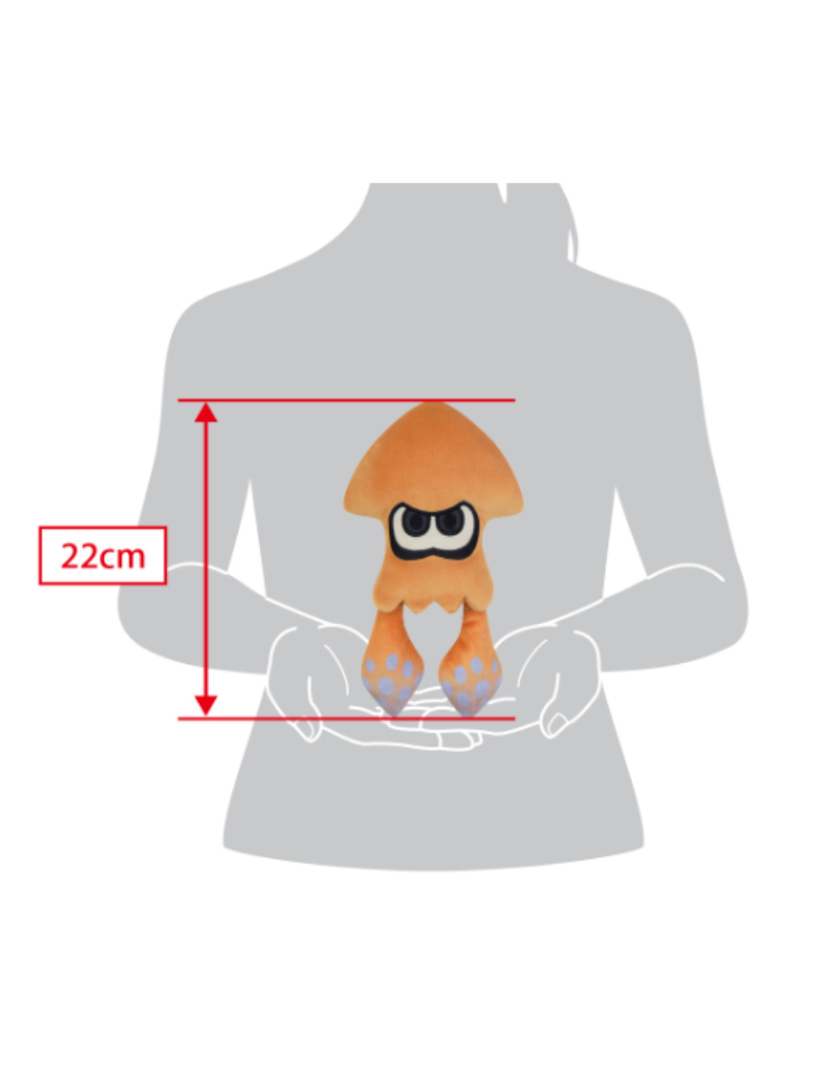 Splatoon 3 All Star Collection Orange Squid Plush Toy SP32