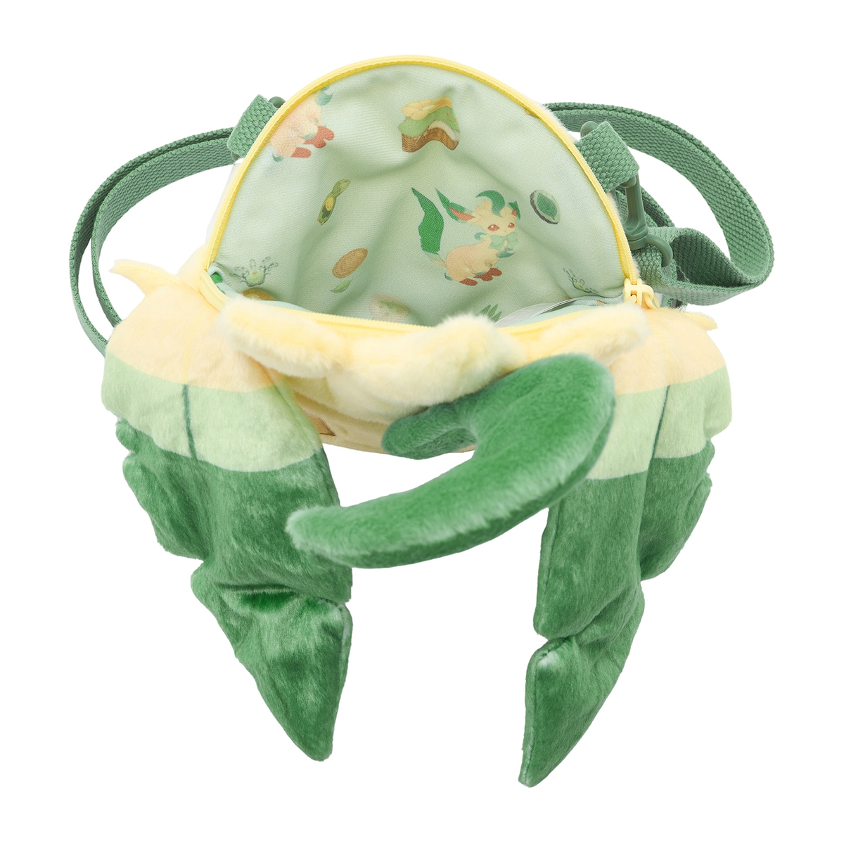 Pokemon Eevee Collection Leafeon Face Pouch Shoulder Bag