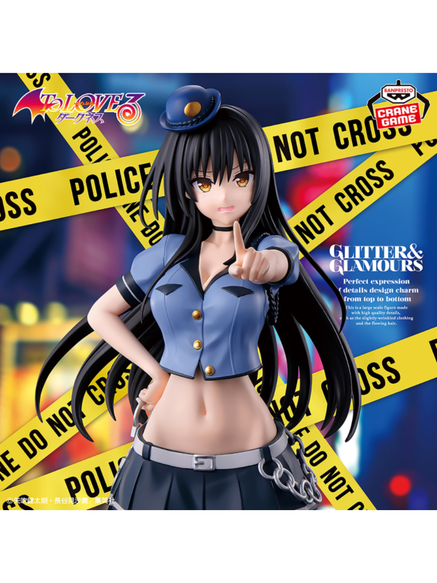 To LOVE Ru Darkness Yui Kotegawa Police Ver. GLITTER&GLAMOURS Figure