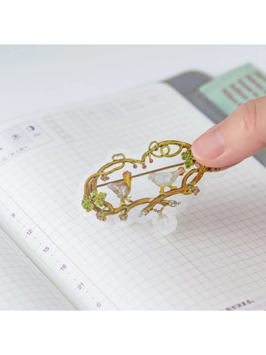 Hobonichi V&A Jewelry Sticker Sheet