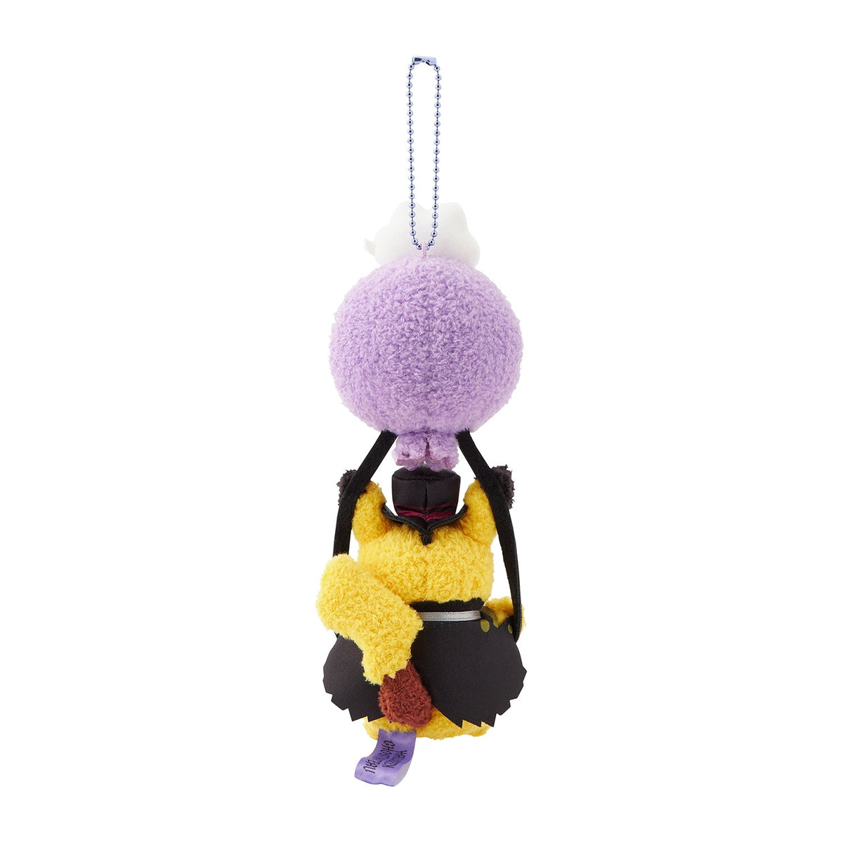 Pokemon Halloween Ghost Chateau Pikachu & Drifloon Mascot Plush Keychain