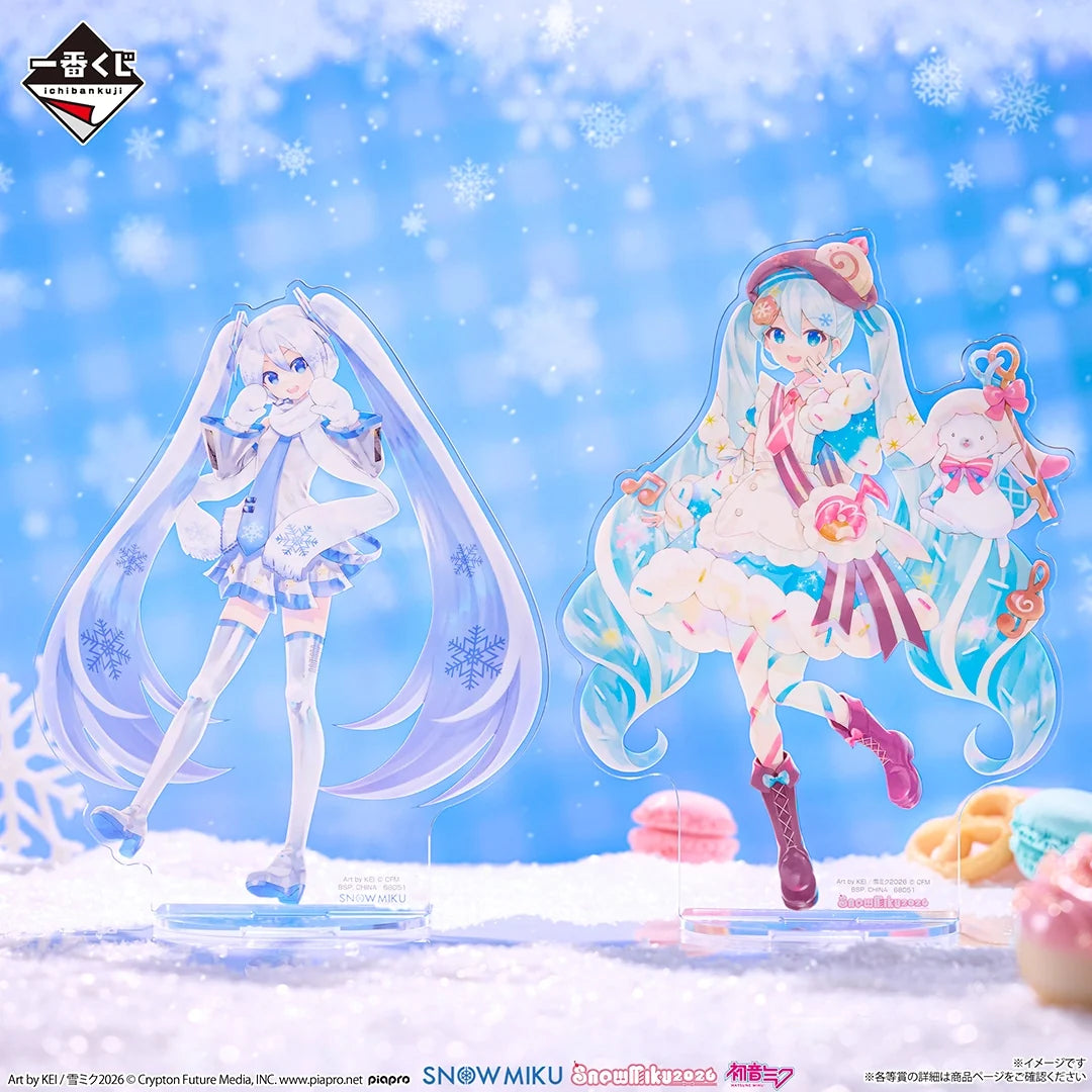 Ichiban Kuji Snow Miku 2026 Big Acrylic Stand B Prize
