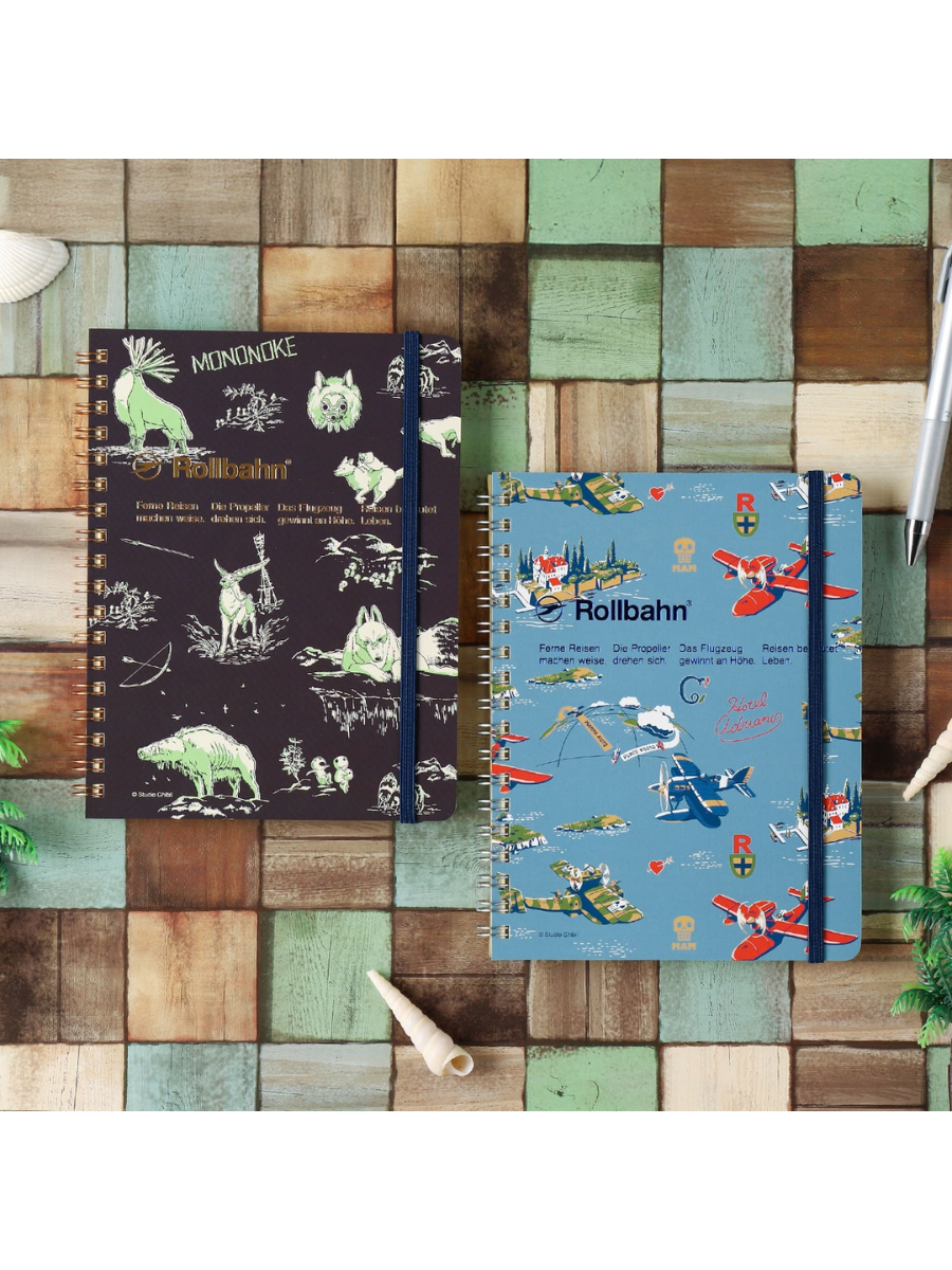 Porco Rosso Rollbahn L Notebook with Pocket