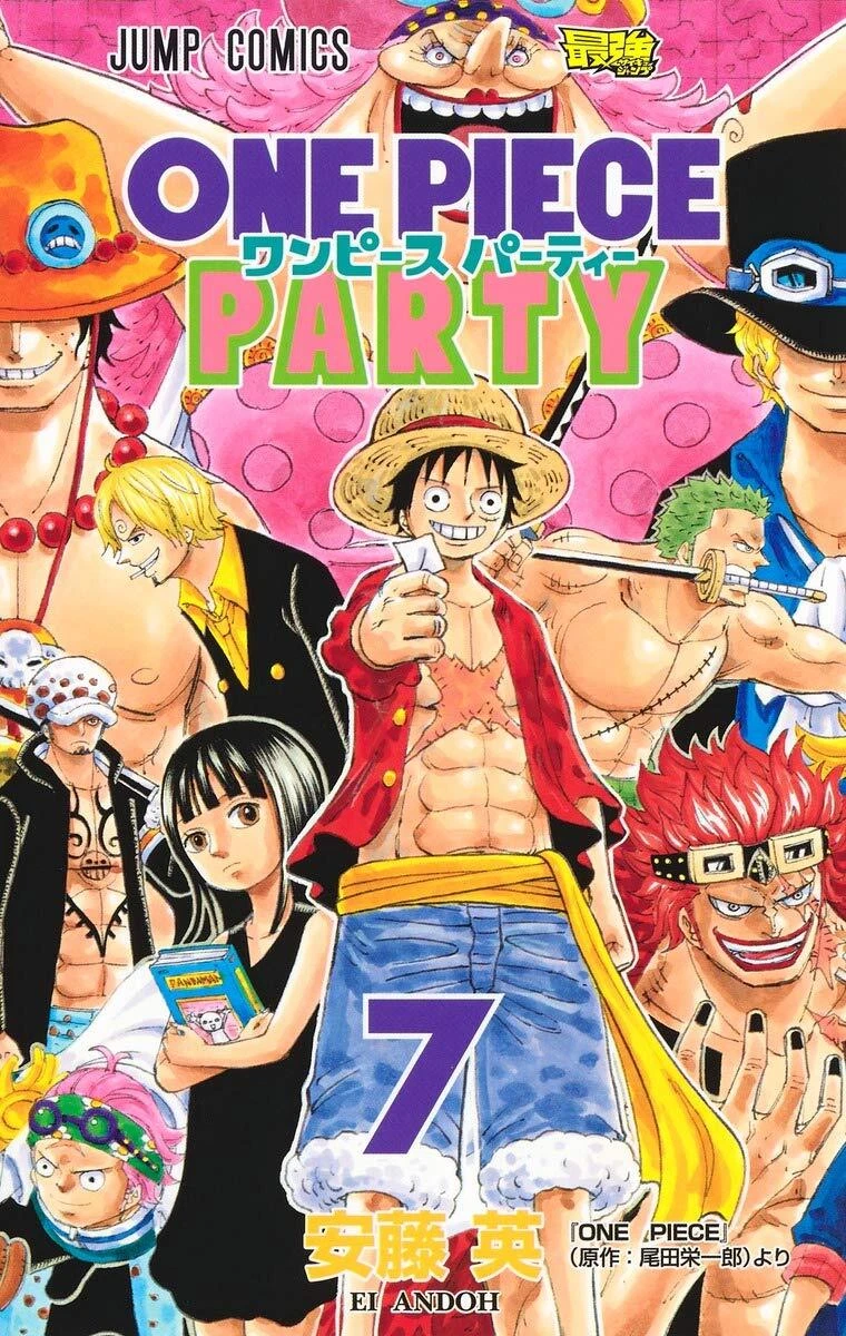 Shueisha One Piece Party Volumes 1-7 Complete Manga Set Japanese