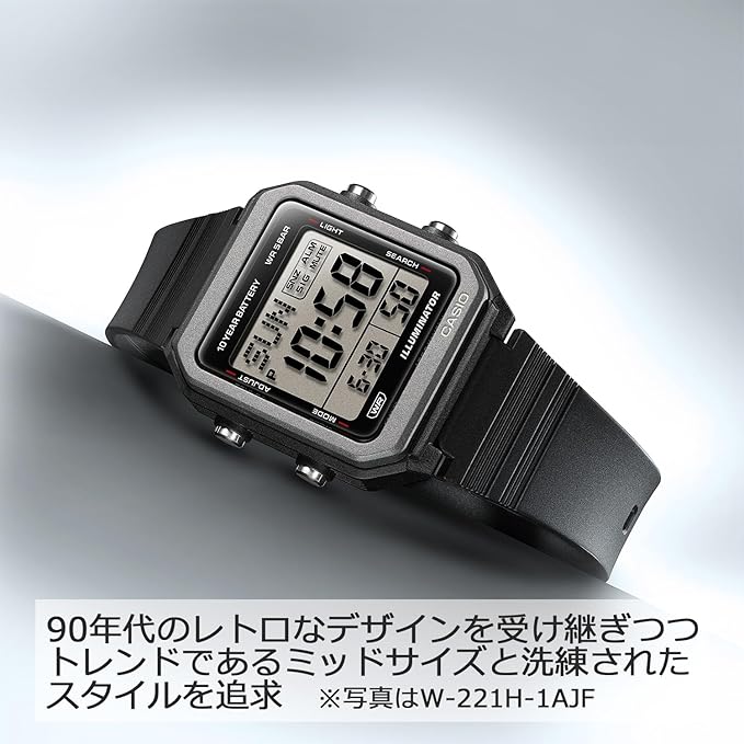 CASIO Retro Square Digital Watch