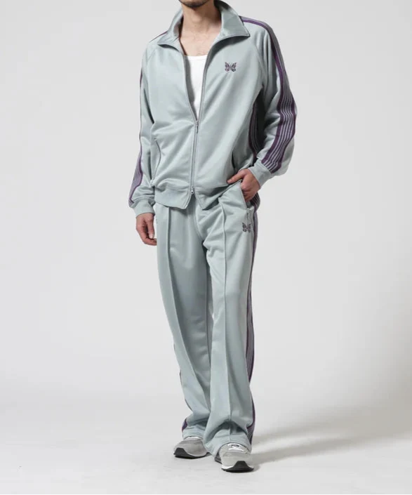 BEAVER×Needles Special Order Poly Smooth Track Jacket - SAX×PURPLE