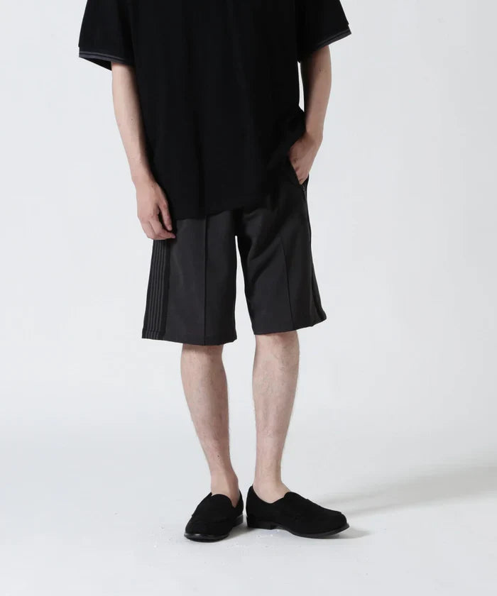 Needles B'2nd Track Pant Shorts Poly Smooth charcoal