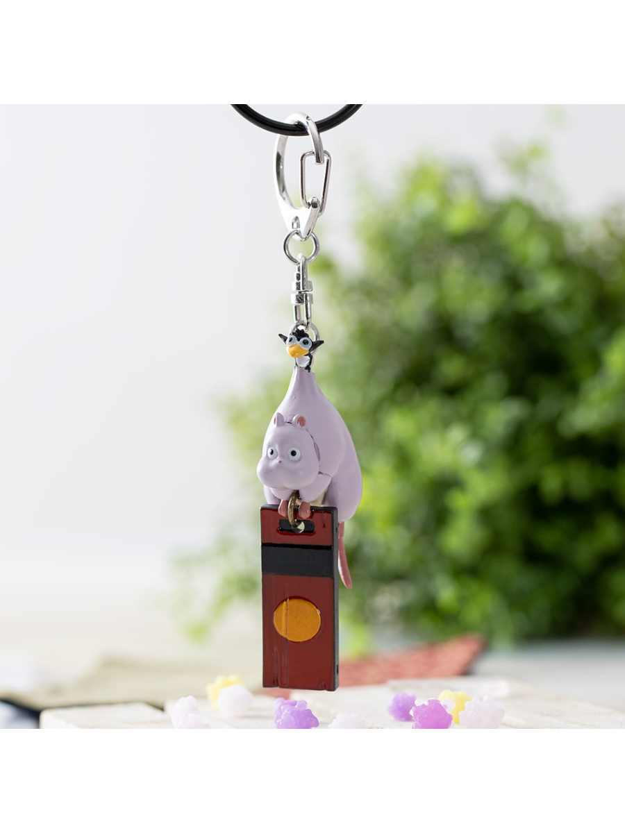Spirited Away Boh Mouse & Fly Bird Keychain