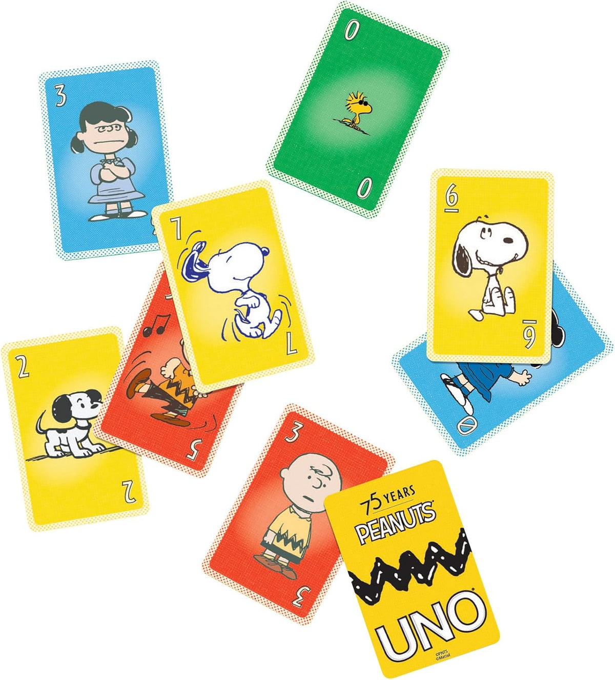UNO Card Game Peanuts 75th Anniversary Edition