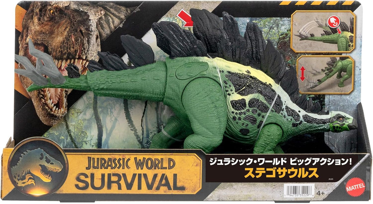 Mattel Jurassic World Giant Thrash Stegosaurus Action Figure
