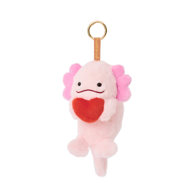 Funbaruzu Plush Bag Charm Axolotl Mini Keyring Accessory