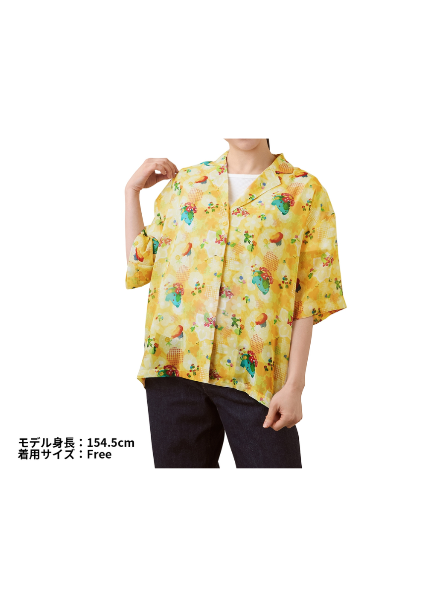 Pokemon Sheer Open Collar Shirt