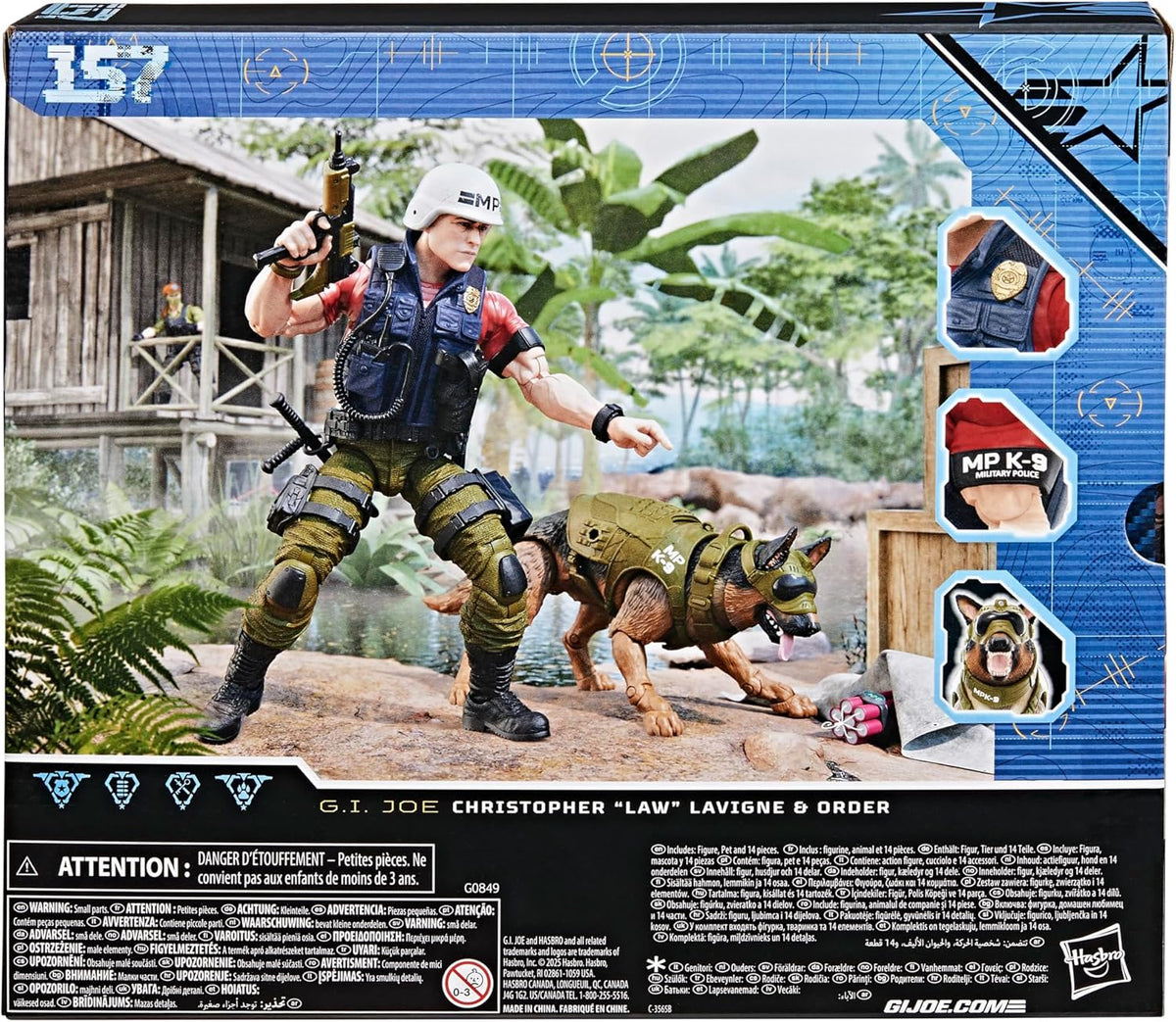 G.I. Joe Classified Series #157 Christopher "Law" Raven & Order Action Figure