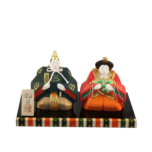 Kimura Ohshido Kisaragi Hina Dolls – Japanese Ceramic Hina Doll Set