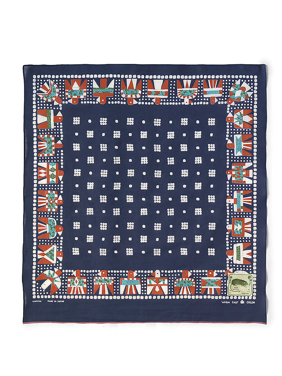 Kapital fastcolor selvedge bandana (THUNDER BIRD)