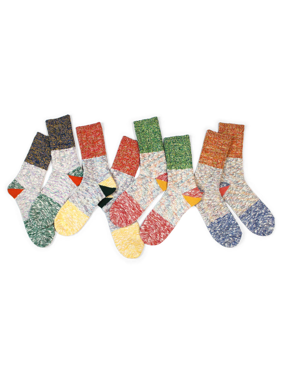 Kapital 60-strand heel 2-tone socks