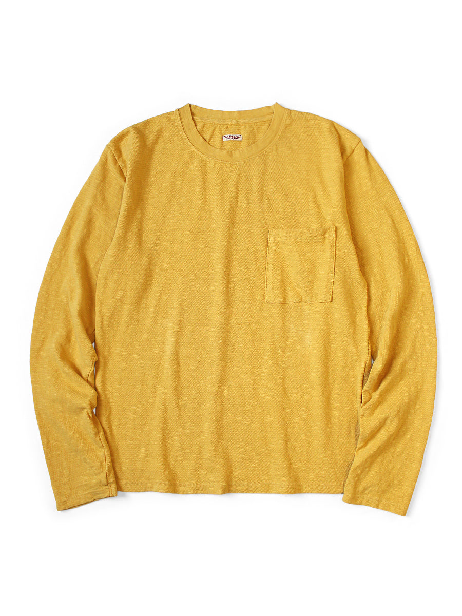 Kapital Amuse Pocket Long-Sleeve T-shirt Tee