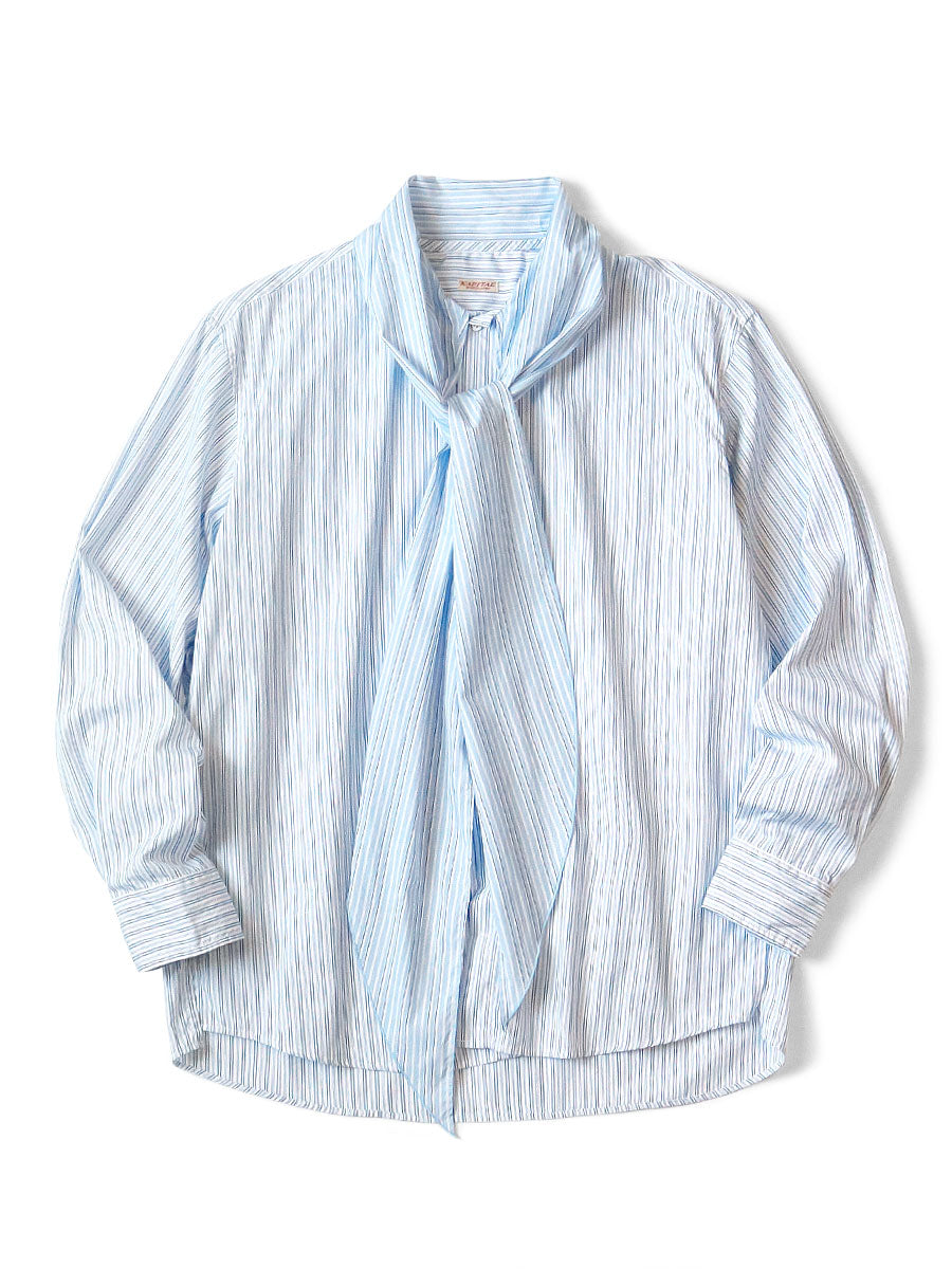 Kapital Cotton Striped Bowtie Pub Shirt