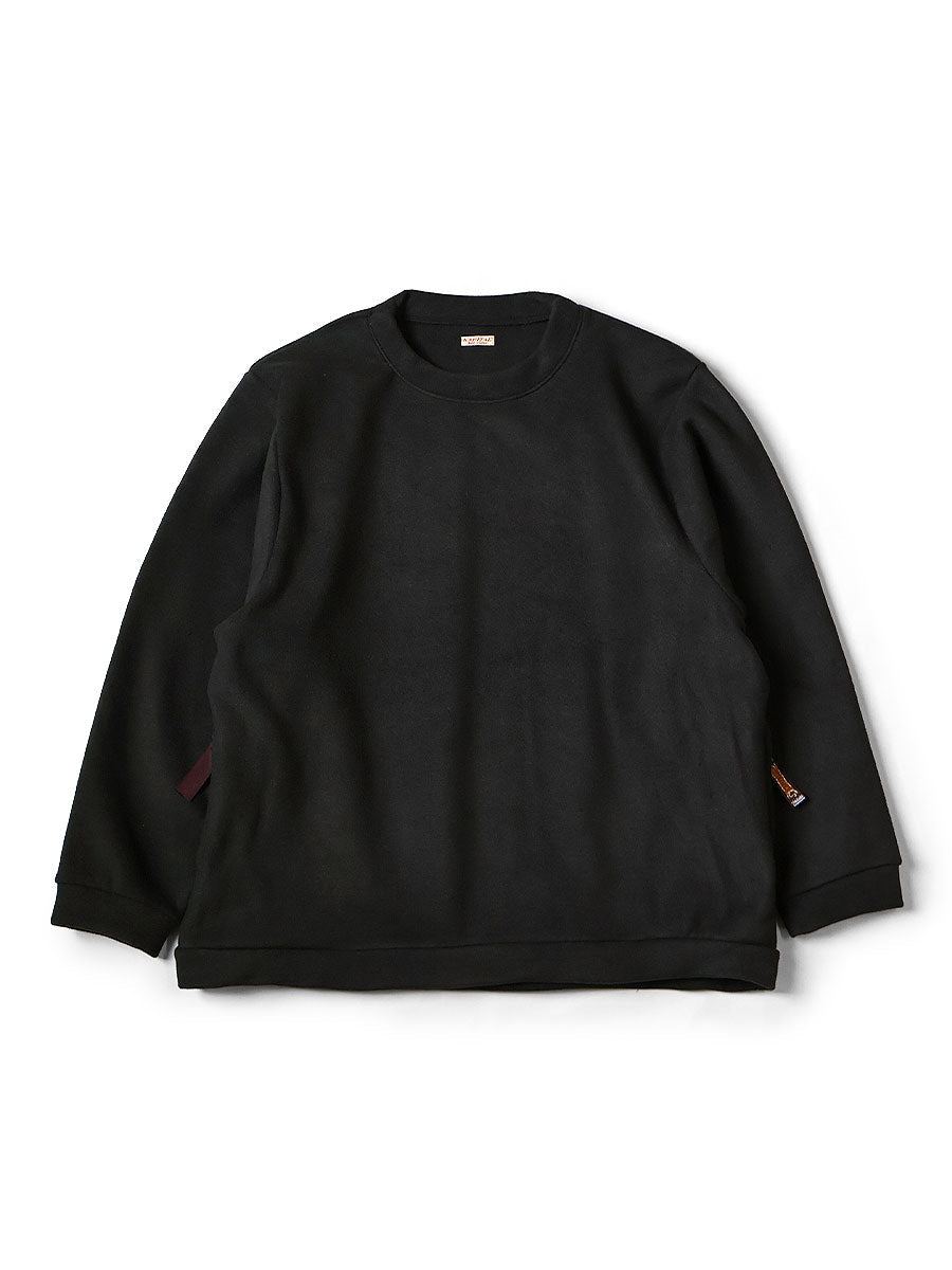 Kapital Reverse Fleece Big Crew Sweatshirt sweater