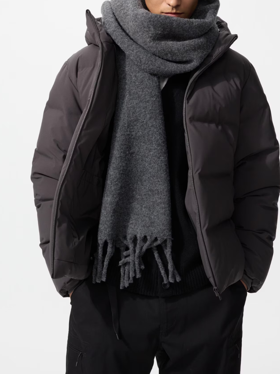 Uniqlo Souffle Yarn Chunky Stole Scarf