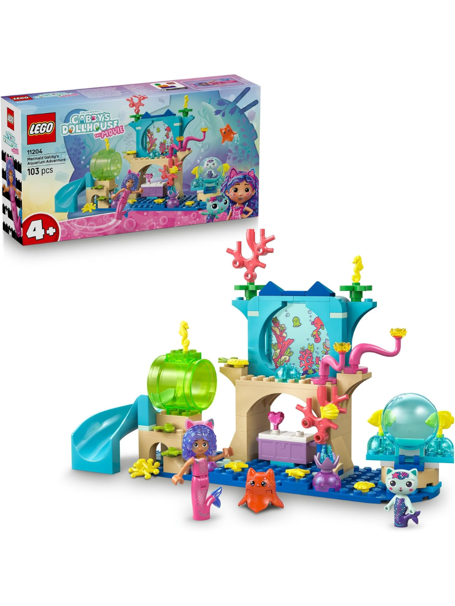 LEGO Gabby’s Dollhouse Mermaid Gabby Adventure 11204 Building Toy Set