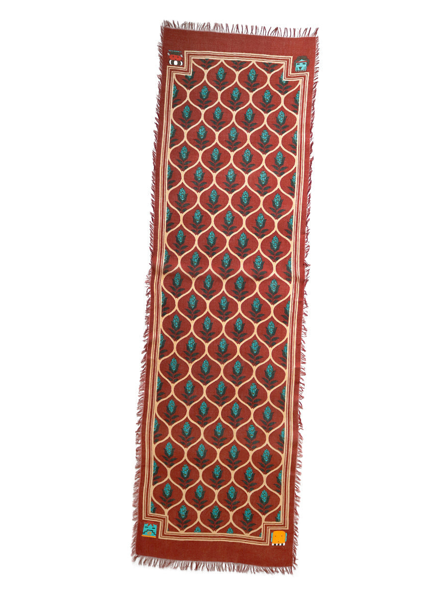 Kapital Rayon Disco Arabesque Pattern Scarves