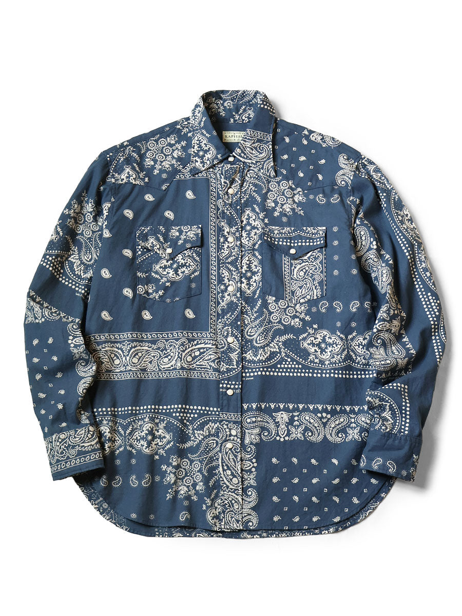 Kapital Viyella Bandana Pattern Husky Western Shirt