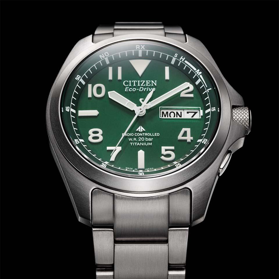 Citizen PROMASTER LAND PMD56-2951 Eco-Drive Radio Controlled Titanium Watch