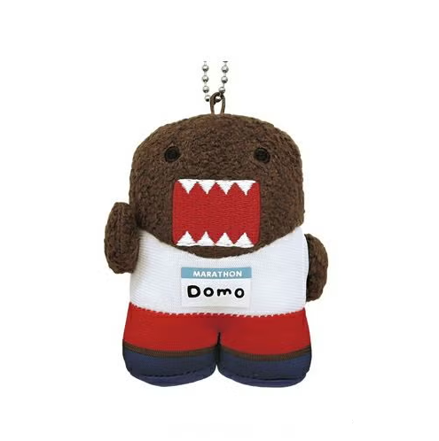 Domo-kun Sports Marathon Mascot Plush 9cm
