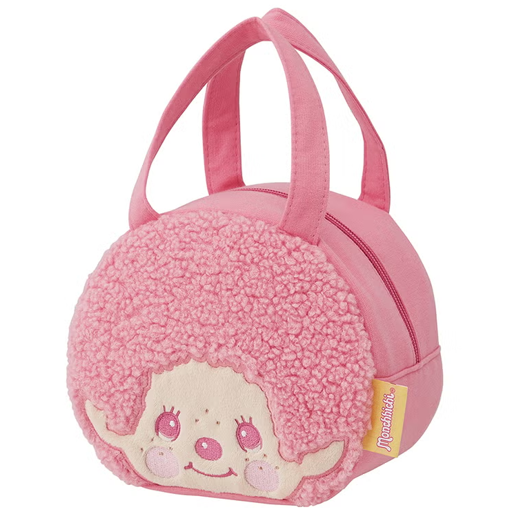 Monchhichi Die-Cut Face Tote Bag