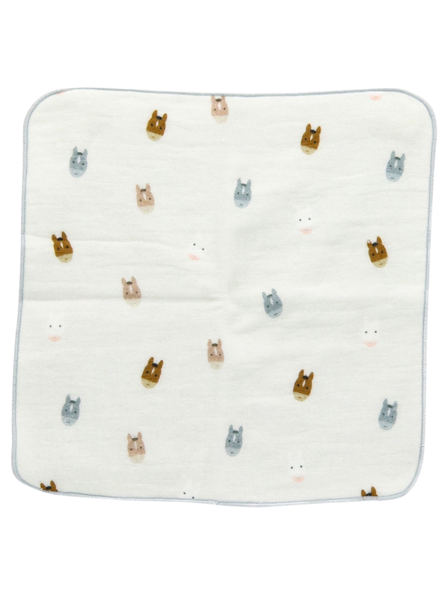 UMAJO Horse Gauze Handkerchief – Soft Cotton Hand Towel