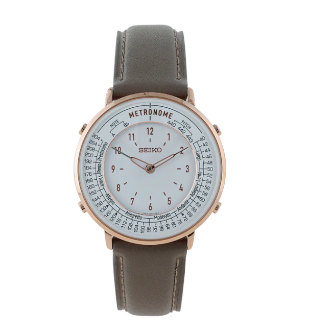 Seiko Metronome Limited Elegant Series SMW002APG White×Gray Watch